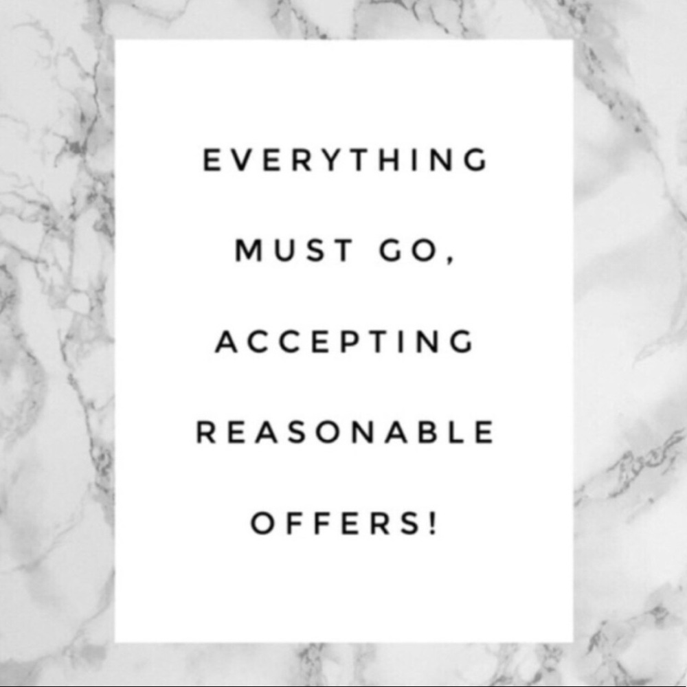 Open to offers!